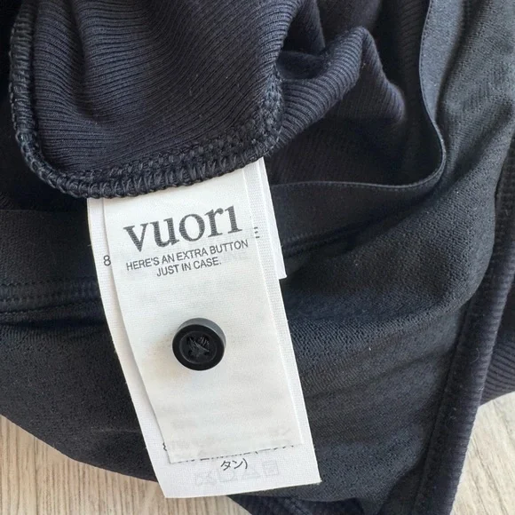 VUORI Pose Henley Jumpsuit Black Size Medium - Picture 11 of 12